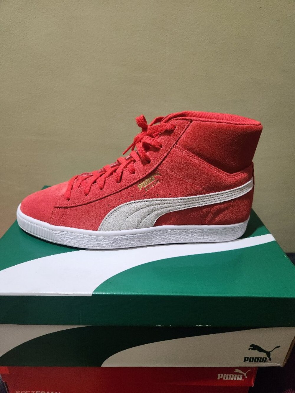Puma Suede Mid XXI - Red - Size 11